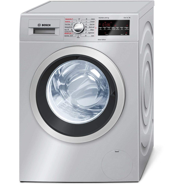 Bosch WVG3046SGB 8kg Wash 5kg Dry 1500rpm Freestanding Washer Dryer-Silver