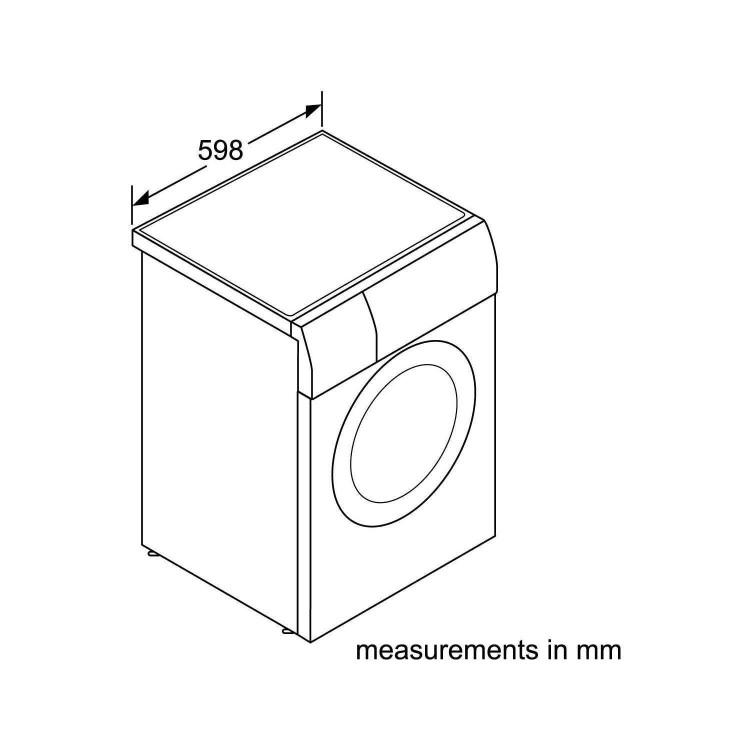 Bosch WVG3046SGB 8kg Wash 5kg Dry 1500rpm Freestanding Washer Dryer-Silver