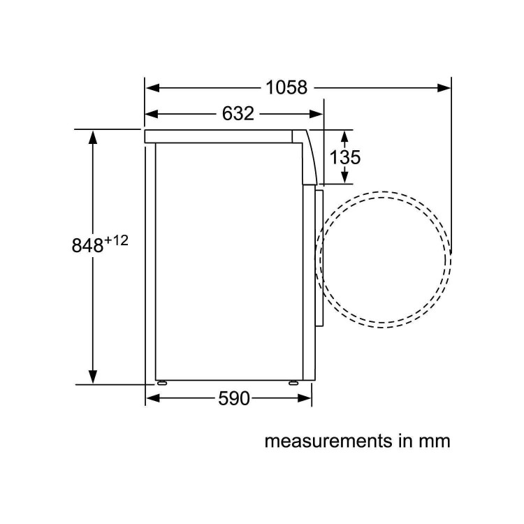 Bosch WVG3046SGB 8kg Wash 5kg Dry 1500rpm Freestanding Washer Dryer-Silver