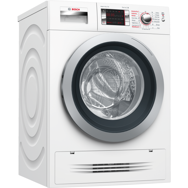 Bosch WVH28424GB Serie 6 7kg Wash 4kg Dry 1400rpm Freestanding Washer Dryer - White