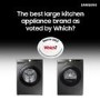 Refurbished Samsung Series 5+ WW11BB504DABS1 Freestanding 11KG 1400 Spin Washing Machine Black