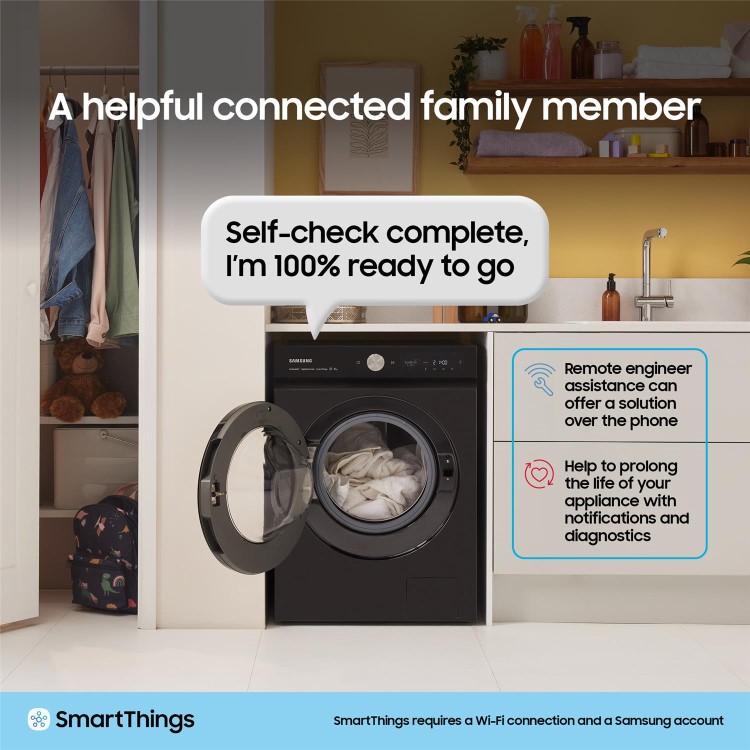 Samsung Series 6 AI Energy 11kg 1400rpm Smart Washing Machine - White