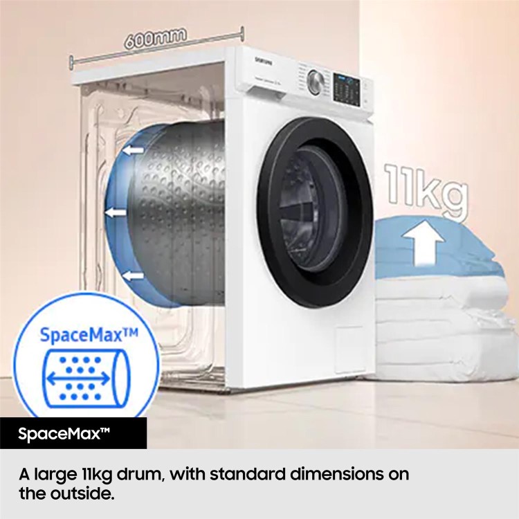 Samsung Series 6 AI Energy 11kg 1400rpm Smart Washing Machine - White