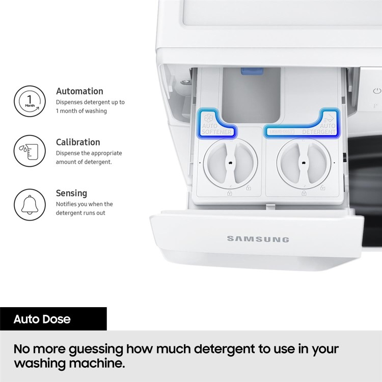 Samsung FS Series 6 + Auto Dose Washing Machine 11kg White