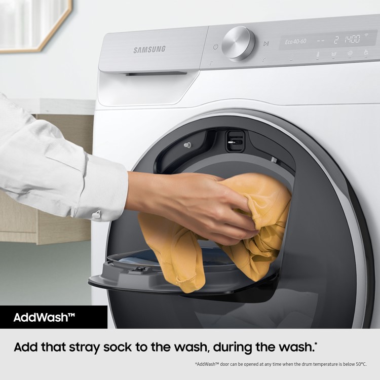 Samsung Series 5 AI Energy 8kg 1400rpm Washing Machine - White