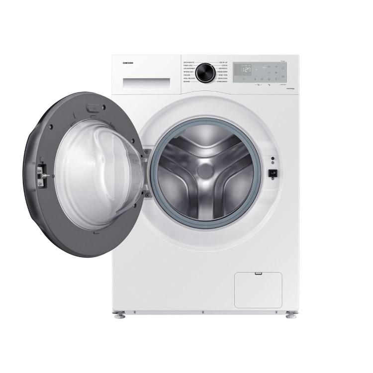 Refurbished Samsung Series 5 ecoBubble WW80CGC04DAHEU Freestanding 8KG 1400 Spin Washing Machine White