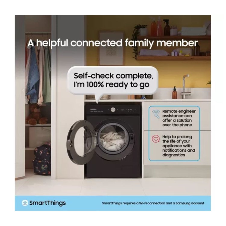 Samsung Series 5 AI Energy 9kg 1400rpm Washing Machine - Black