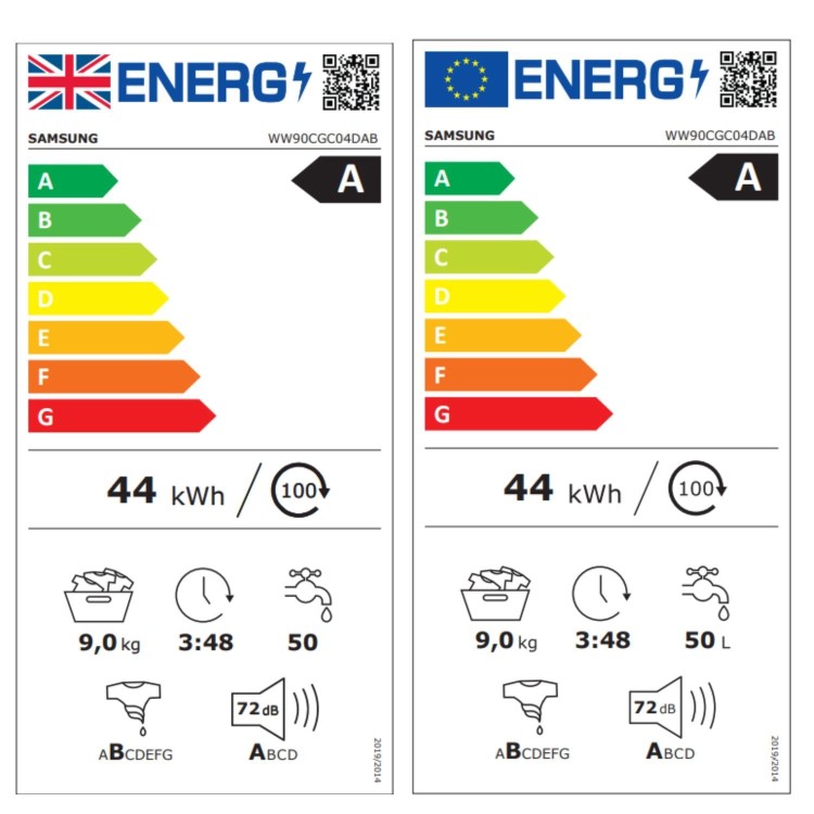 Samsung Series 5 AI Energy 9kg 1400rpm Washing Machine - Black