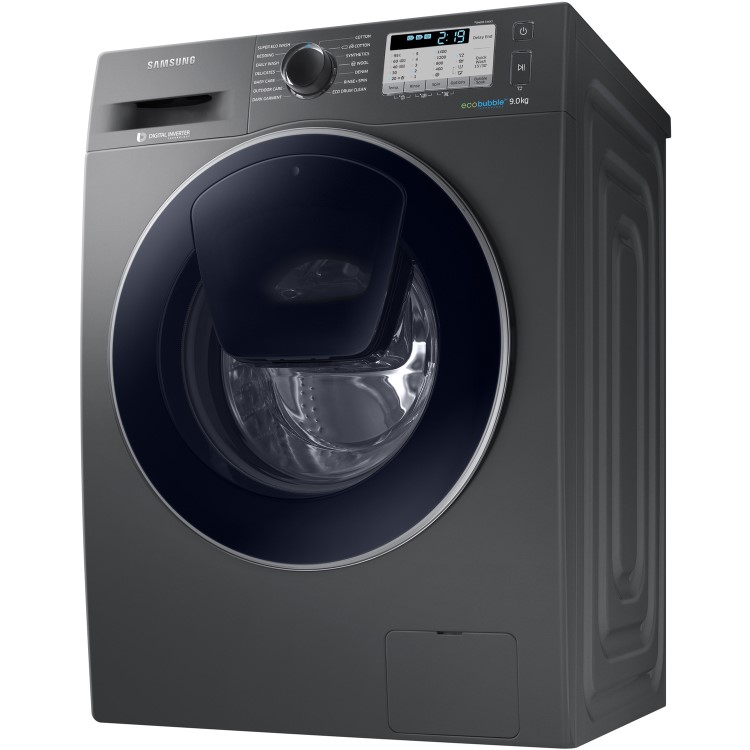Refurbished Samsung WW90K5413UX AddWash/ EcoBubble Freestanding 9KG 1400 Spin Washing Machine Graphite