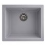 RockLite Weston Single Bowl Inset / Undermount Grey Composite Kitchen Sink