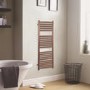 GRADE A1 - Rose Gold Heated Towel Rail Radiator 1200 x 500mm - Joanna