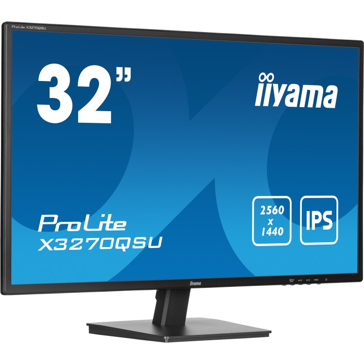 Refurbished iiyama ProLite X3270QSU 32" IPS WQHD Monitor