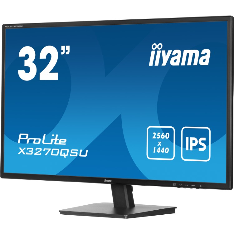 Refurbished iiyama ProLite X3270QSU 32" IPS WQHD Monitor