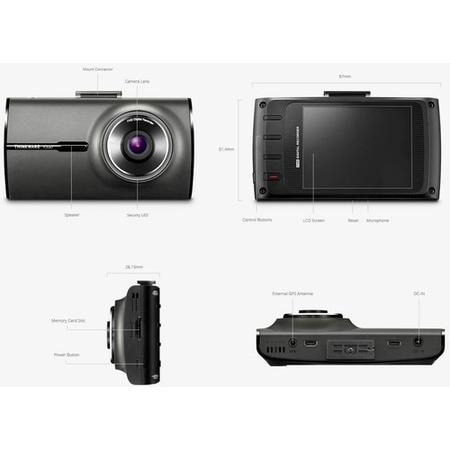 Thinkware X330 Full HD Dash Cam 8GB Micro SD Card - GPS Hardwire Kit