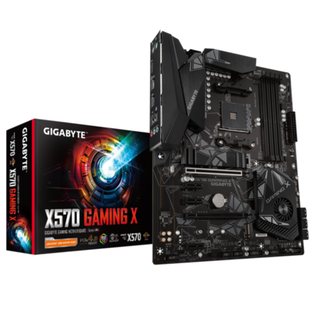 Box Opened Gigabyte AMD Ryzen X570 GAMING X AM4 PCIe 4.0 ATX Motherboard