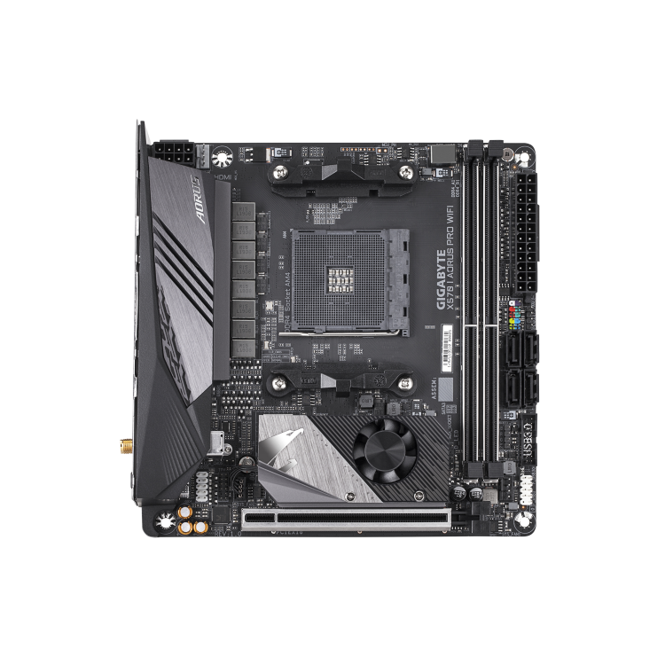 Box Opened Gigabyte X570 I AORUS PRO WIFI AMD Motherboard