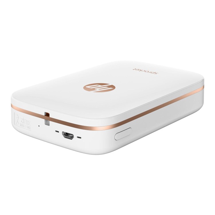 HP Sprocket Compact Colour Photo Printer - White