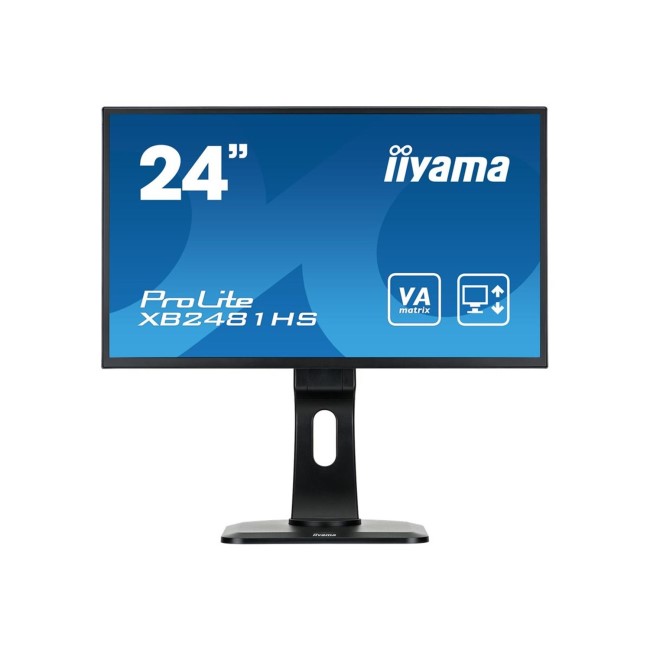 Refurbished Iiyama 23.6" ProLite XB2481HS-B HDMI Full HD Monitor 