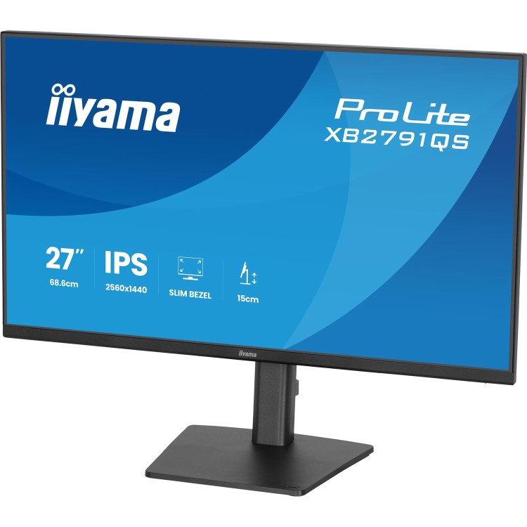 iiyama ProLite XB2791QS 27" IPS QHD Heigh Adjustable Monitor