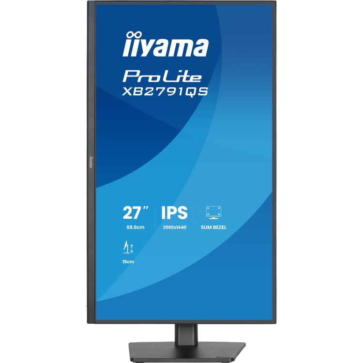 iiyama ProLite XB2791QS 27" IPS QHD Heigh Adjustable Monitor