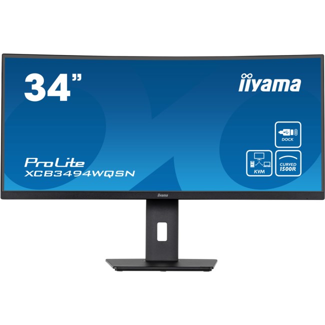 iiyama Prolite XCB3494WQSN-B5 34" UWQHD VA Curved Monitor