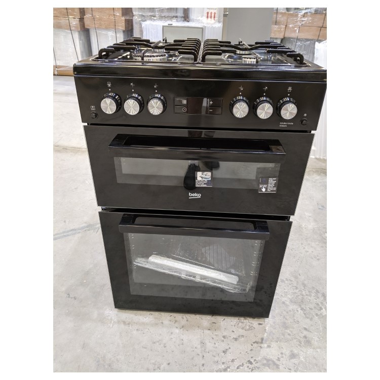 Refurbished Beko Pro XDG621K 60cm Gas Cooker Black