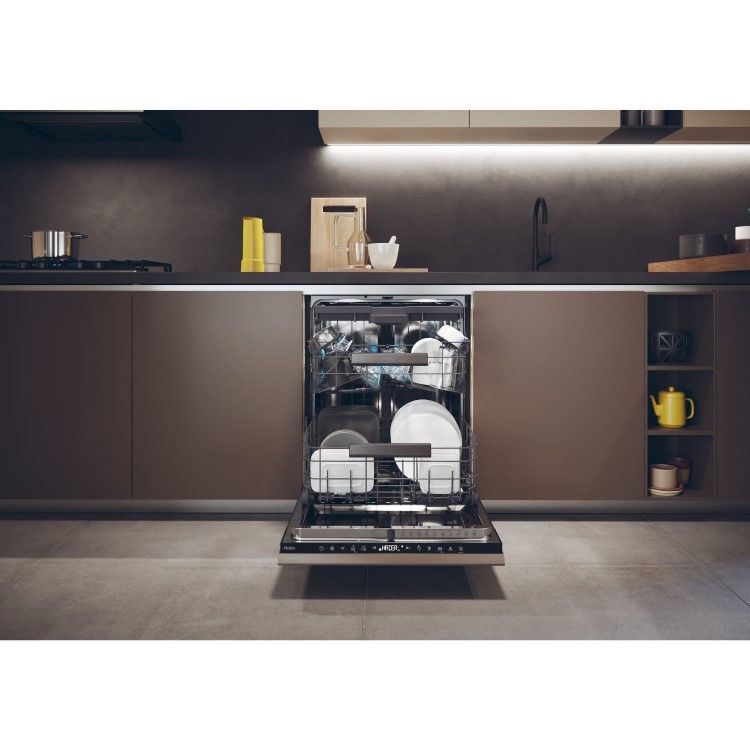 Refurbished Haier XI6C4S3FSB-80 16 Place Fully Integrated Dishwasher