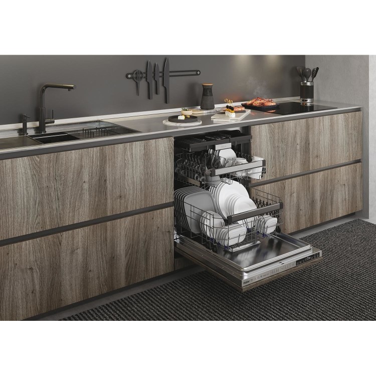 Refurbished Haier XIB6B2S3FS-80 16 Place Fully Integrated Dishwasher