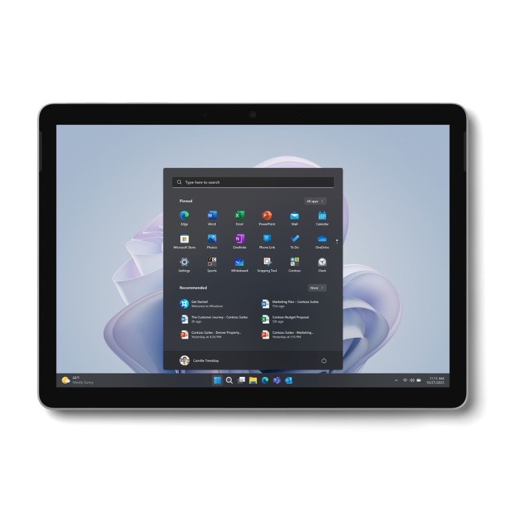 Microsoft Surface Go 4 10.5" Silver 256GB Wi-Fi Tablet