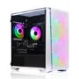AWD IT Mesh White Core i5-12400F RTX 4060 Windows 11 Gaming PC + 24" White Curved Monitor