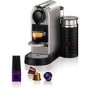 Krups XN760B40 Nespresso CitiZ Coffee Machine and Milk Titanium