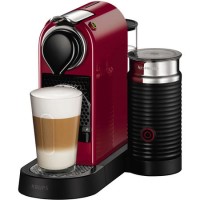 Krups XN761540 Citiz Milk Pod Coffee Machine - Red & Black