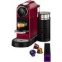 Krups XN761540 Citiz Milk Pod Coffee Machine - Red & Black