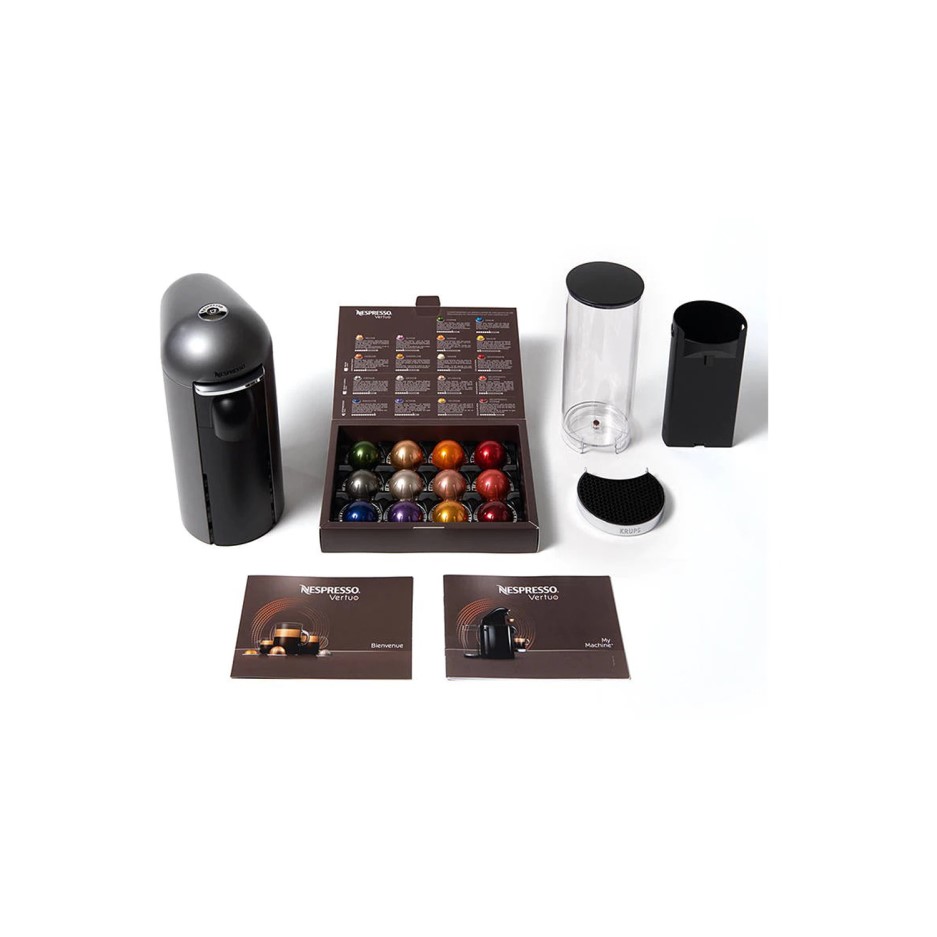 Krups XN902T40 Vertuo Plus and Aeroccino Nespresso Coffee ...