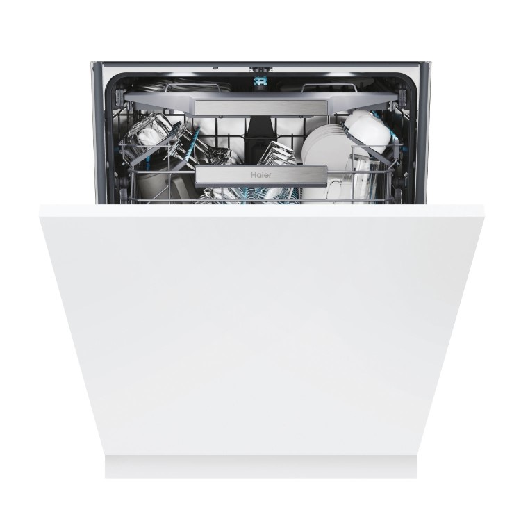Haier I-PRO Shine Series 2 Integrated Dishwasher - Smart Wi-Fi, A-Rated, Black control panel