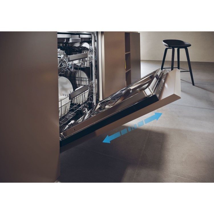 Haier Washlens Series 6 Integrated Dishwasher - Smart Wi-Fi, B-Rated, Black control panel