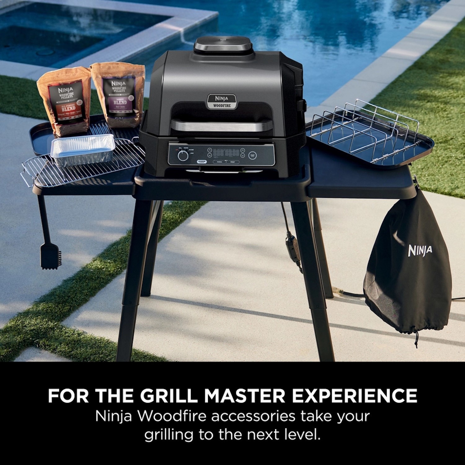 Ninja Woodfire XL Electric BBQ Rib Rack - Silver - Page 1 ...