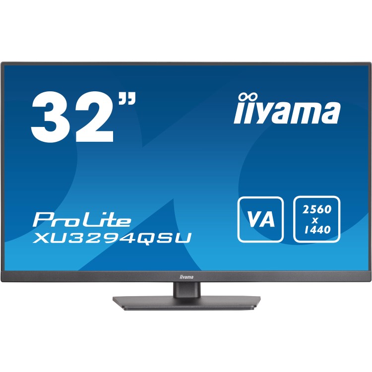 Refurbished iiyama ProLite XU3294QSU-B1 32" VA WQHD Monitor