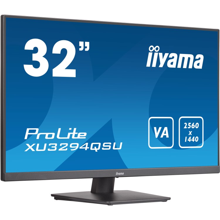 Refurbished iiyama ProLite XU3294QSU-B1 32" VA WQHD Monitor