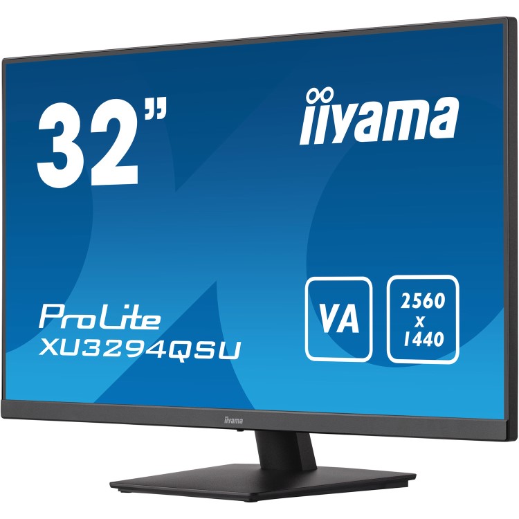 Refurbished iiyama ProLite XU3294QSU-B1 32" VA WQHD Monitor