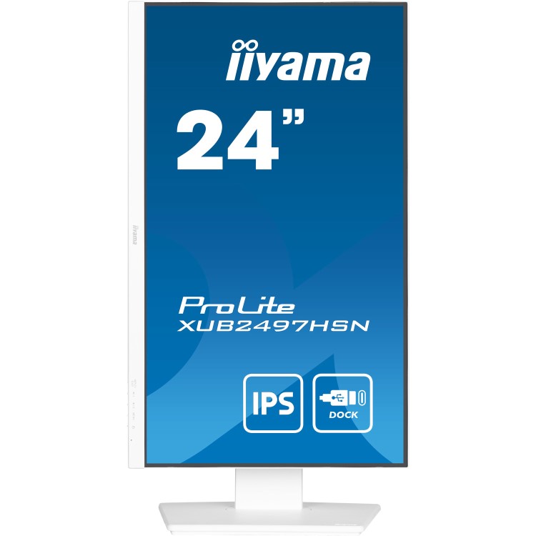iiyama ProLite XUB2497HSN 24" IPS Full HD 100Hz 1ms USB-C White Monitor