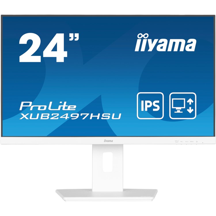 iiyama ProLite XUB2497HSU 24" IPS Full HD 100Hz 1ms Height Adjustable White Monitor