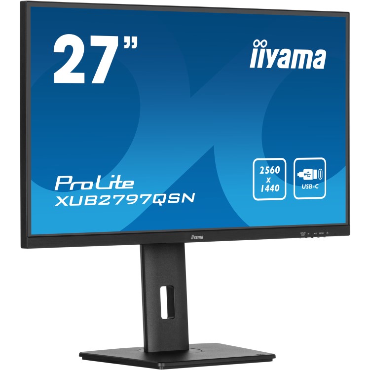 Refurbished iyama XUB2797QSN 27" IPS WQHD USB-C Dock Monitor