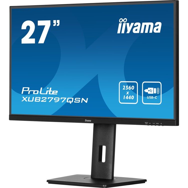 Refurbished iyama XUB2797QSN 27" IPS WQHD USB-C Dock Monitor