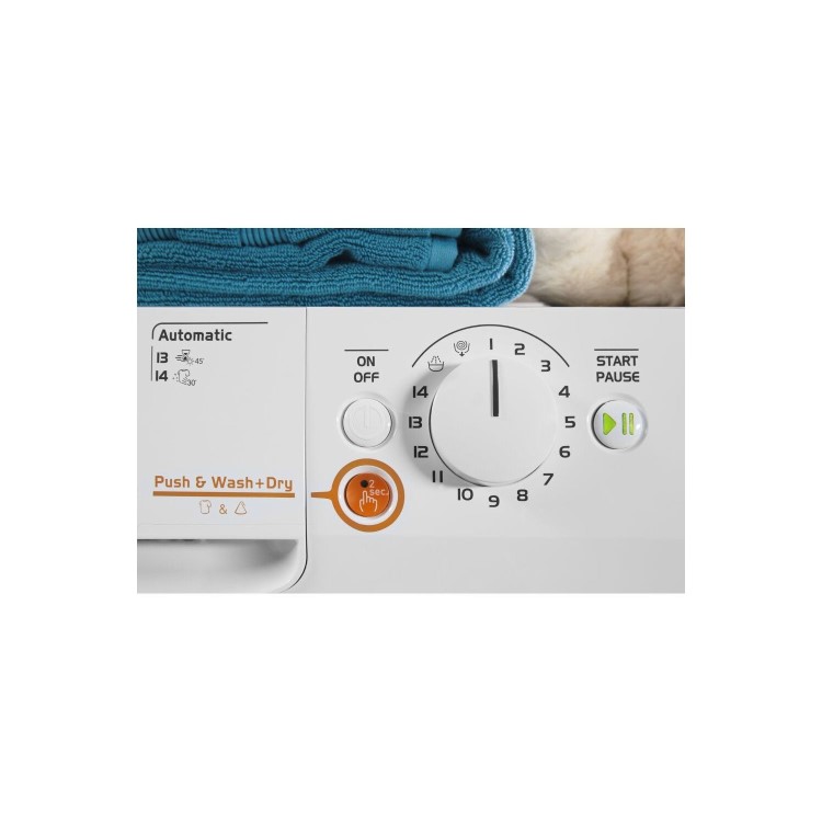 Indesit XWDE961680XW Innex 9kg Wash 6kg Dry 1600rpm Freestanding Washer Dryer - White