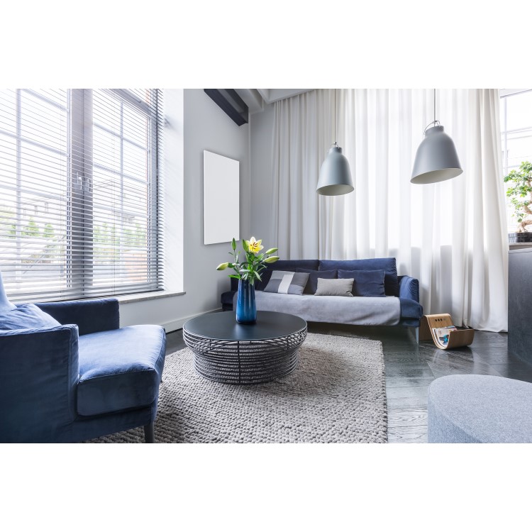 GRADE A1 - Far Infrared Heater White Panel Aluminium 800W - 595 x 1195mm