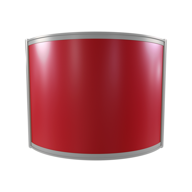 GRADE A1 - Far Infrared Heater Black Curved Panel Aluminium 400W - 550 x 500mm