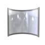 GRADE A1 - Far Infrared Heater White Curved Panel Aluminium 400W - 550 x 500mm