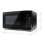 Sharp 26L Freestanding Combination Microwave - Black