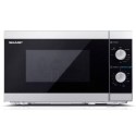 YC-MG01U-S Sharp YC-MG01U-S 20L 800W Solo & Grill Microwave – Silver Compact & Easy-Use Cooking Power